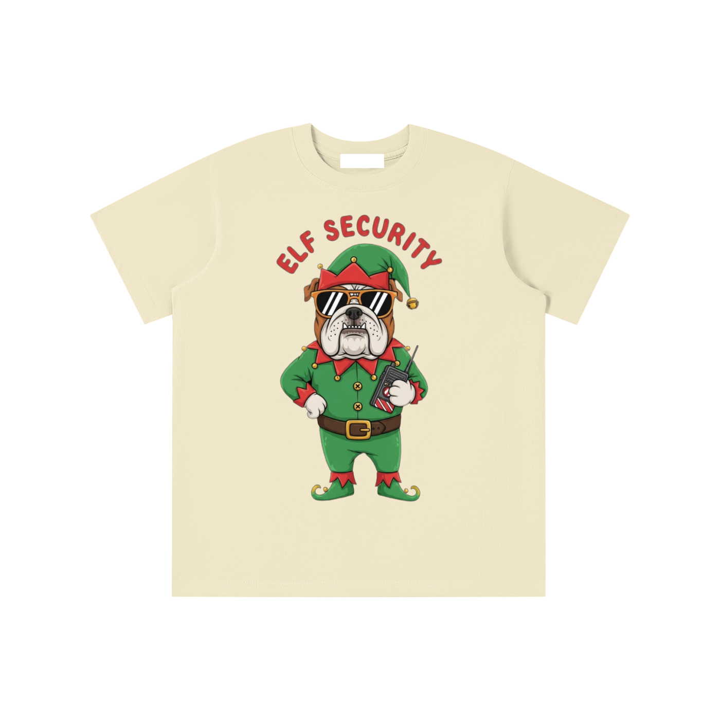 Glimo Kids “Elf Security Bulldog” Tee