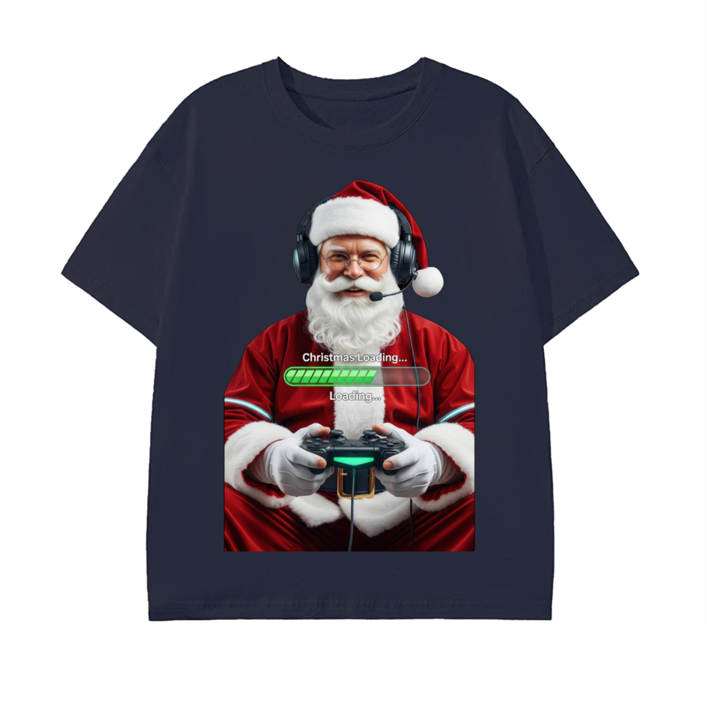 Glimo Gamer Santa Loading Tee