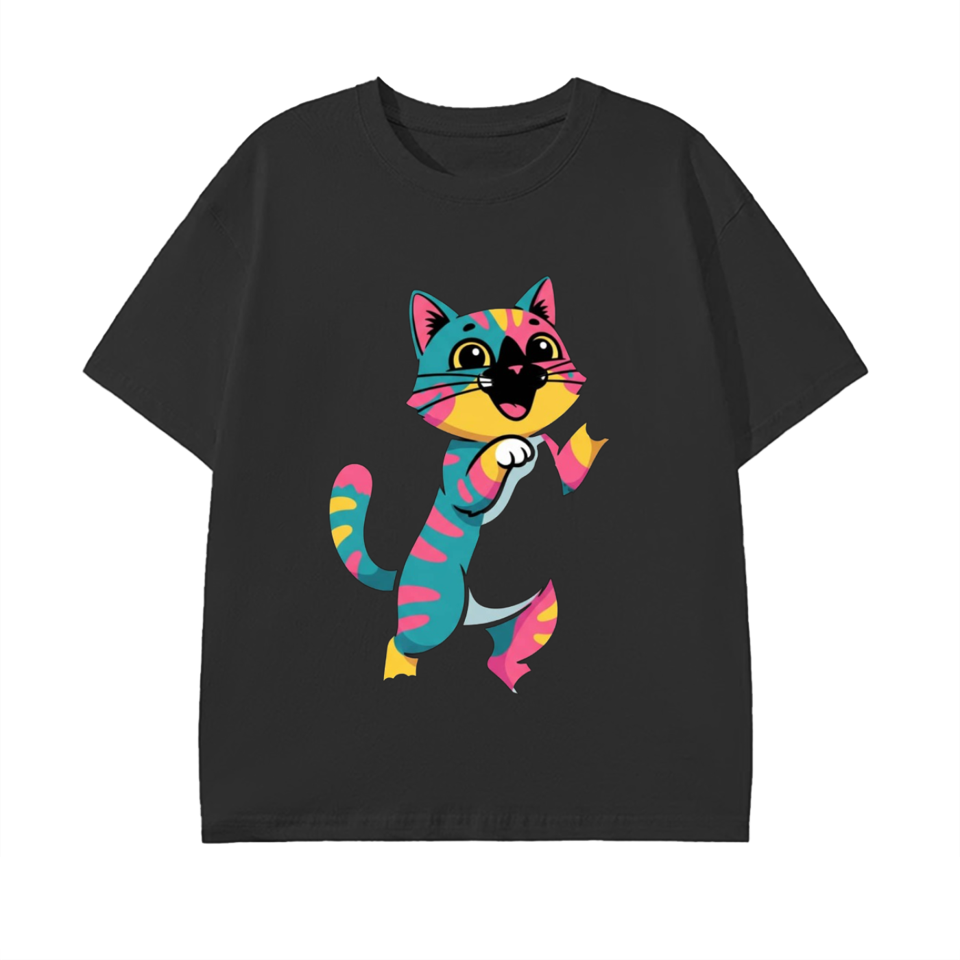 Glimo Playful Standing Cat Tee