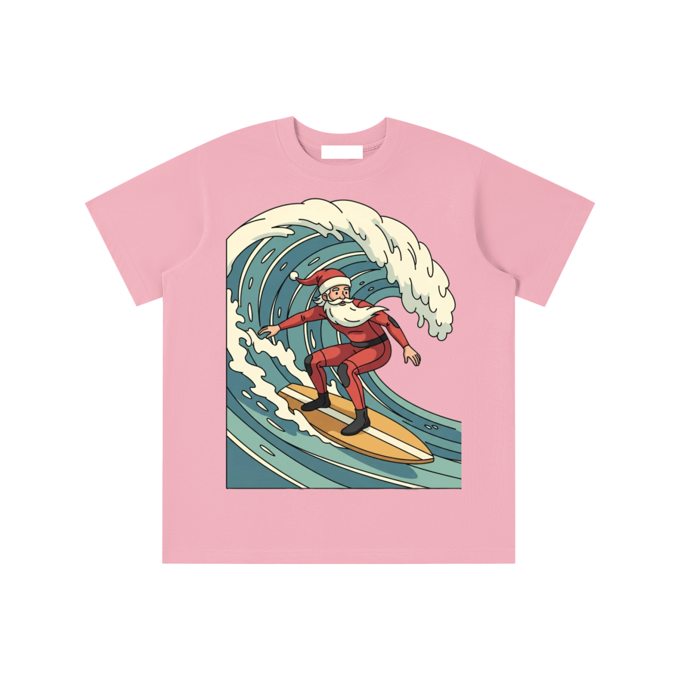Glimo Kids Surfing Santa Tee