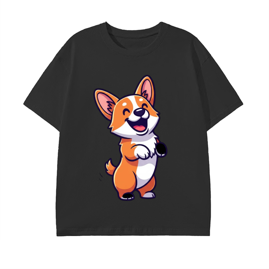 Glimo Smiling Corgi Tee