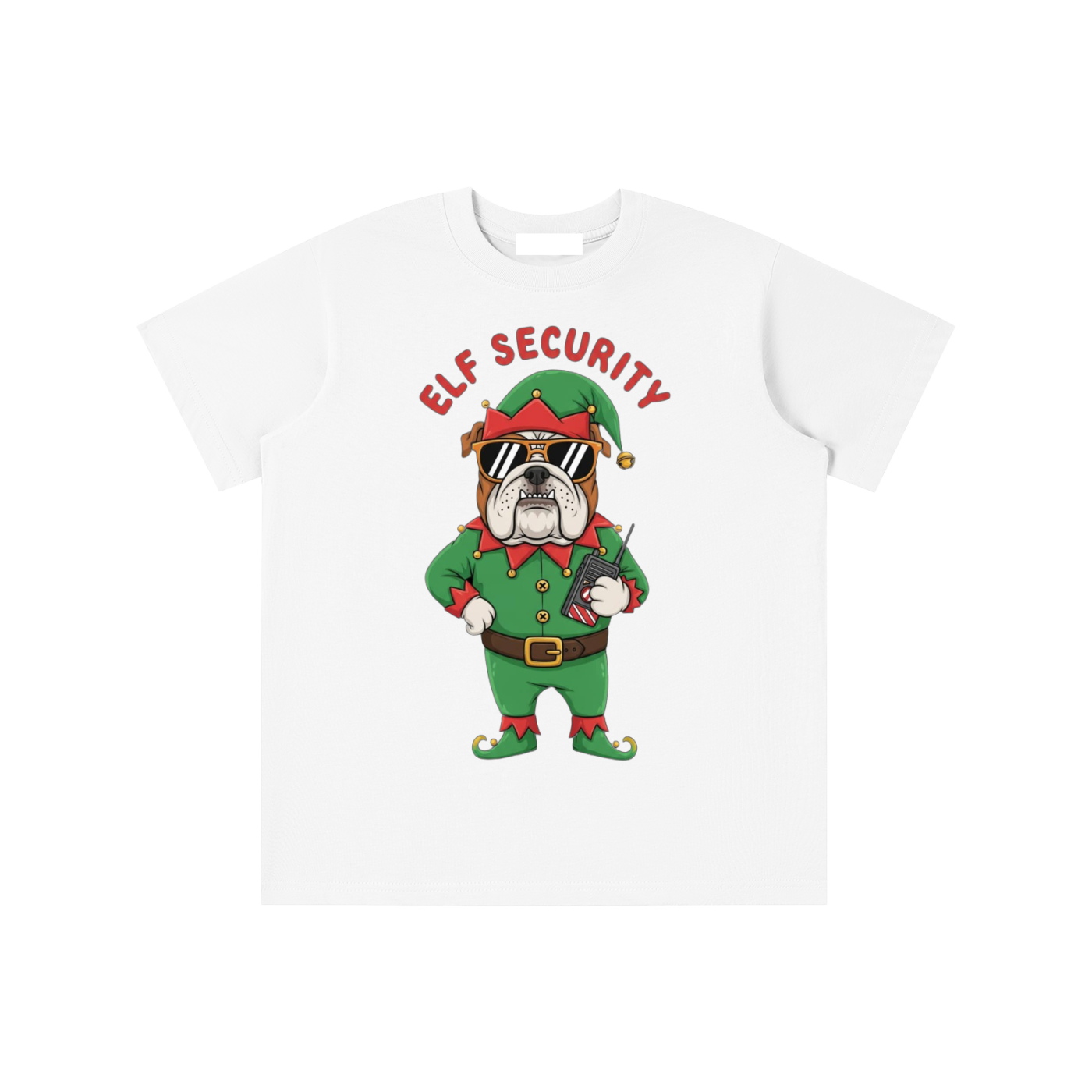 Glimo Kids “Elf Security Bulldog” Tee