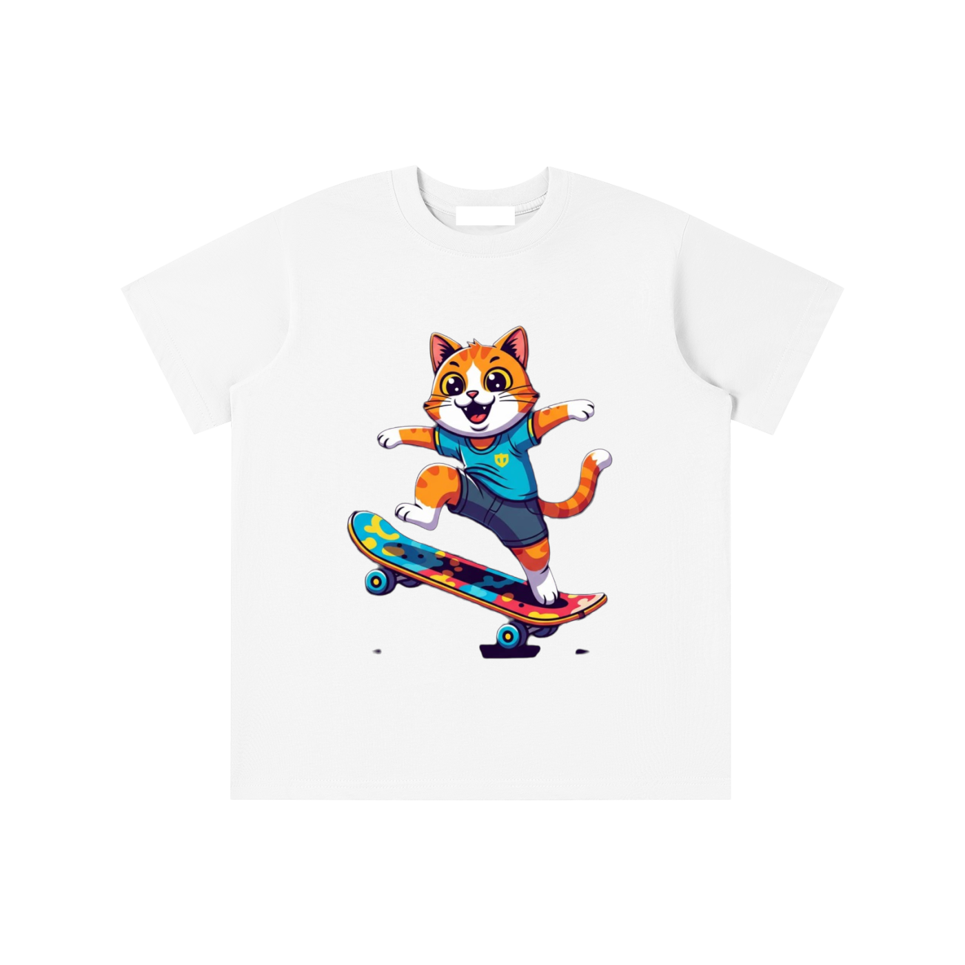 Glimo Kids Skater Cat Tee
