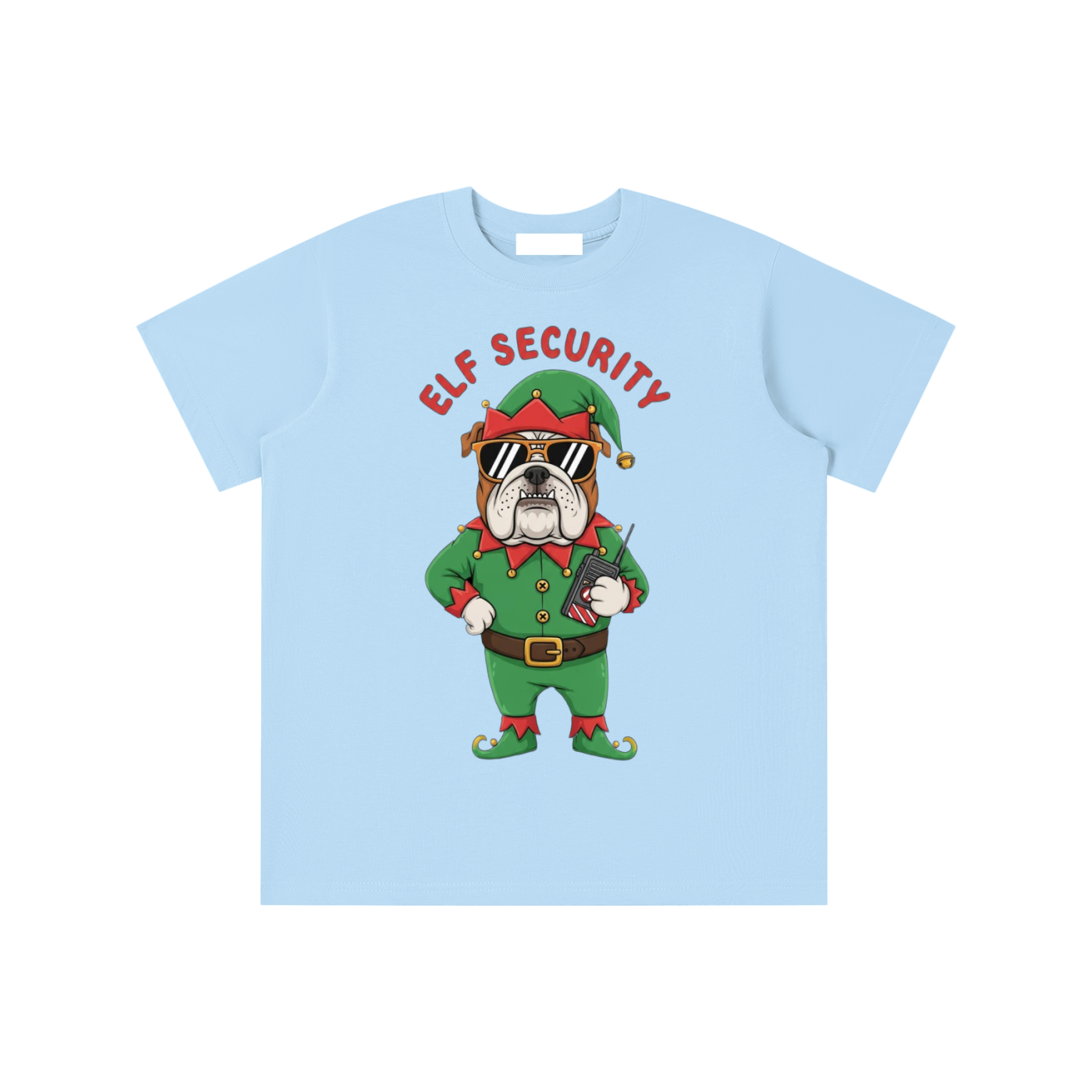 Glimo Kids “Elf Security Bulldog” Tee
