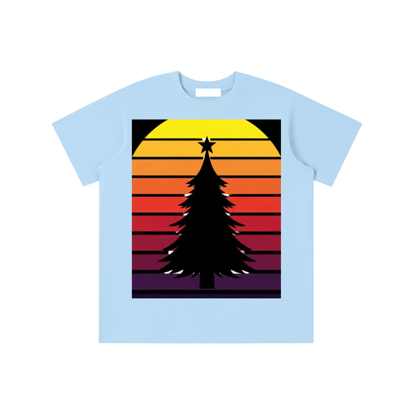 Glimo Kids Retro Christmas Tree Tee