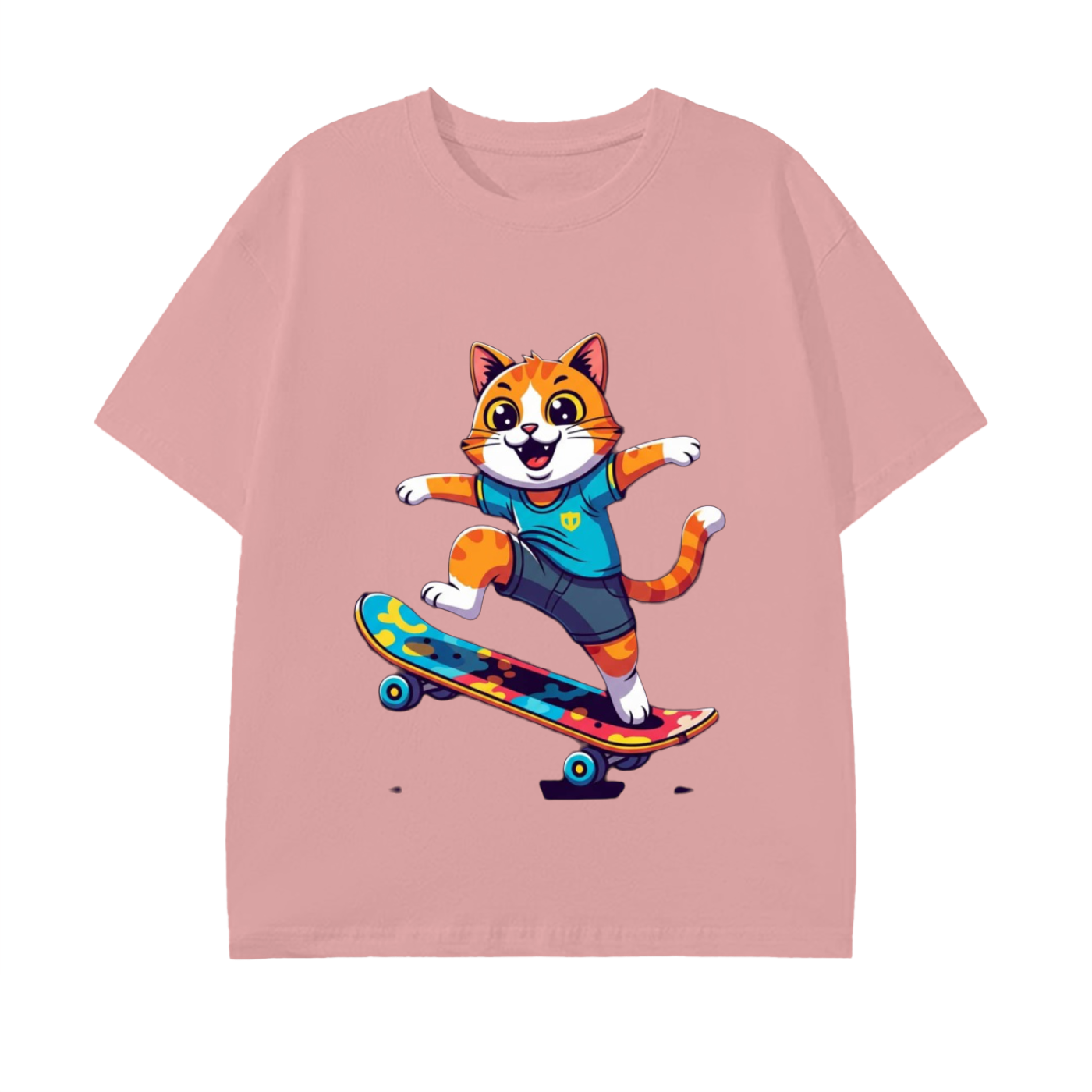 Glimo Skateboarding Cat Tee