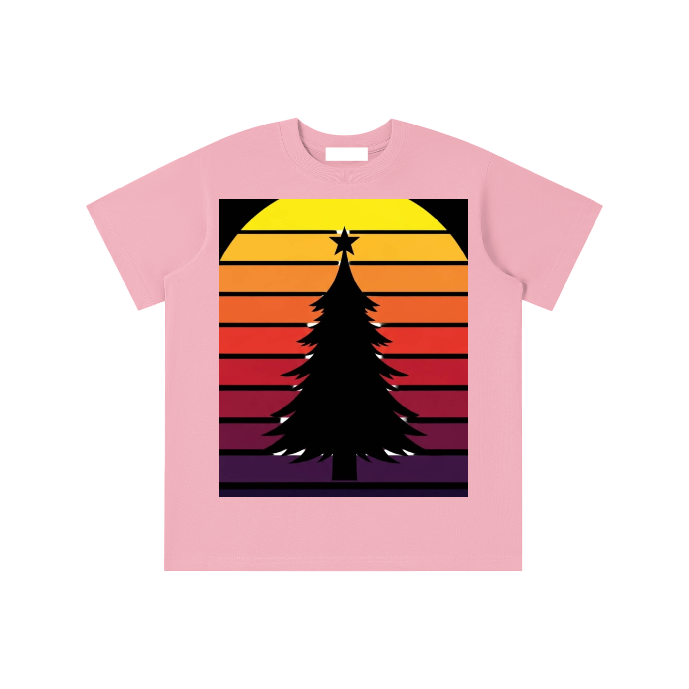 Glimo Kids Retro Christmas Tree Tee