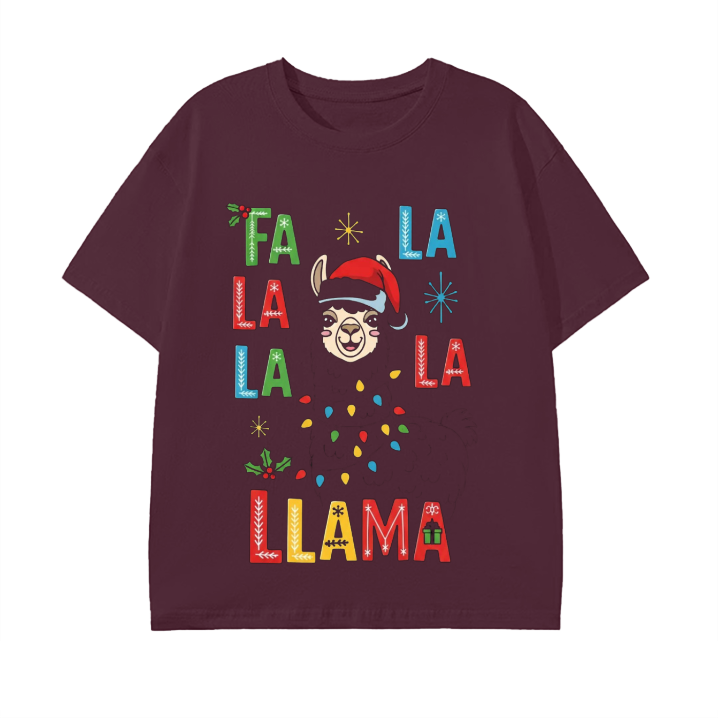 Glimo “Fa La La La Llama” Holiday Tee