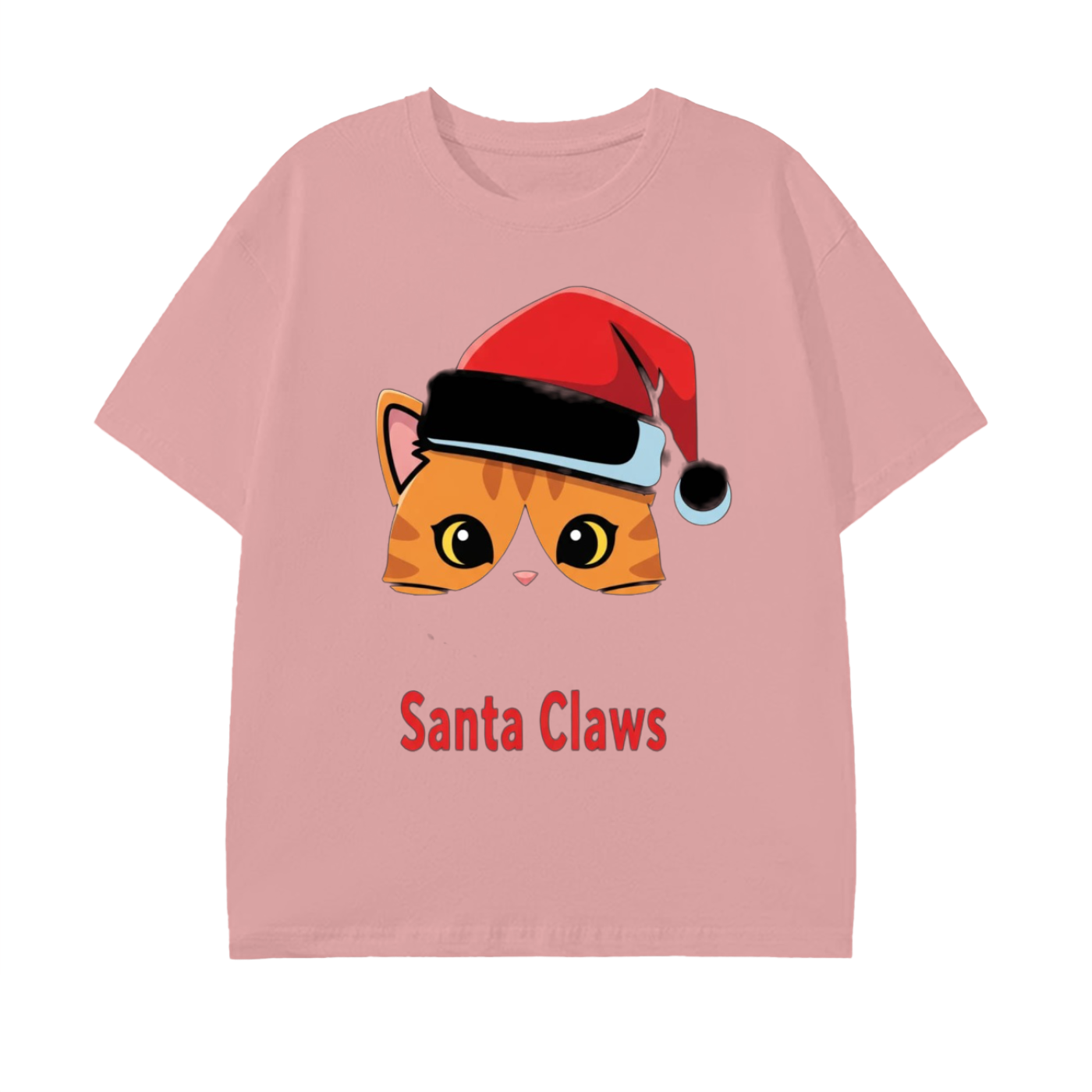 Santa Claws Cat” Christmas Tee