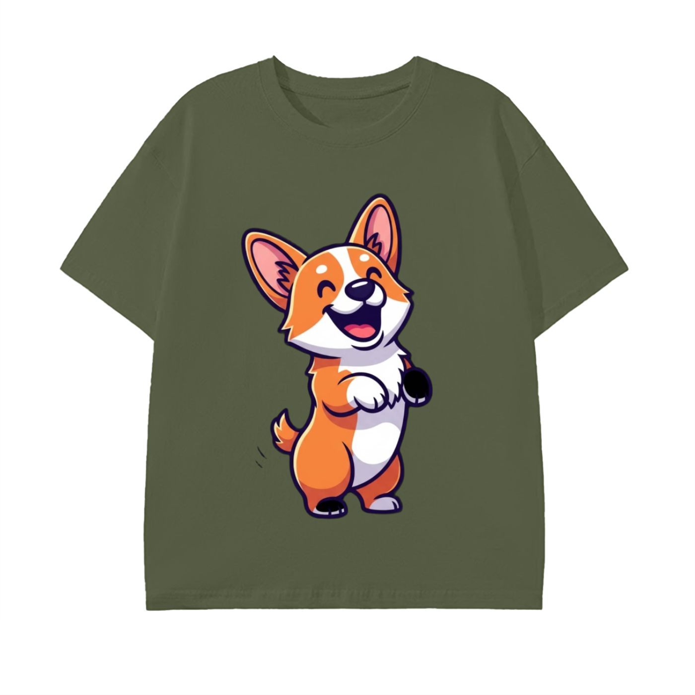 Glimo Smiling Corgi Tee