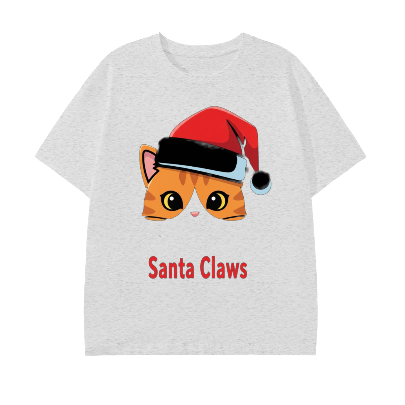 Santa Claws Cat” Christmas Tee