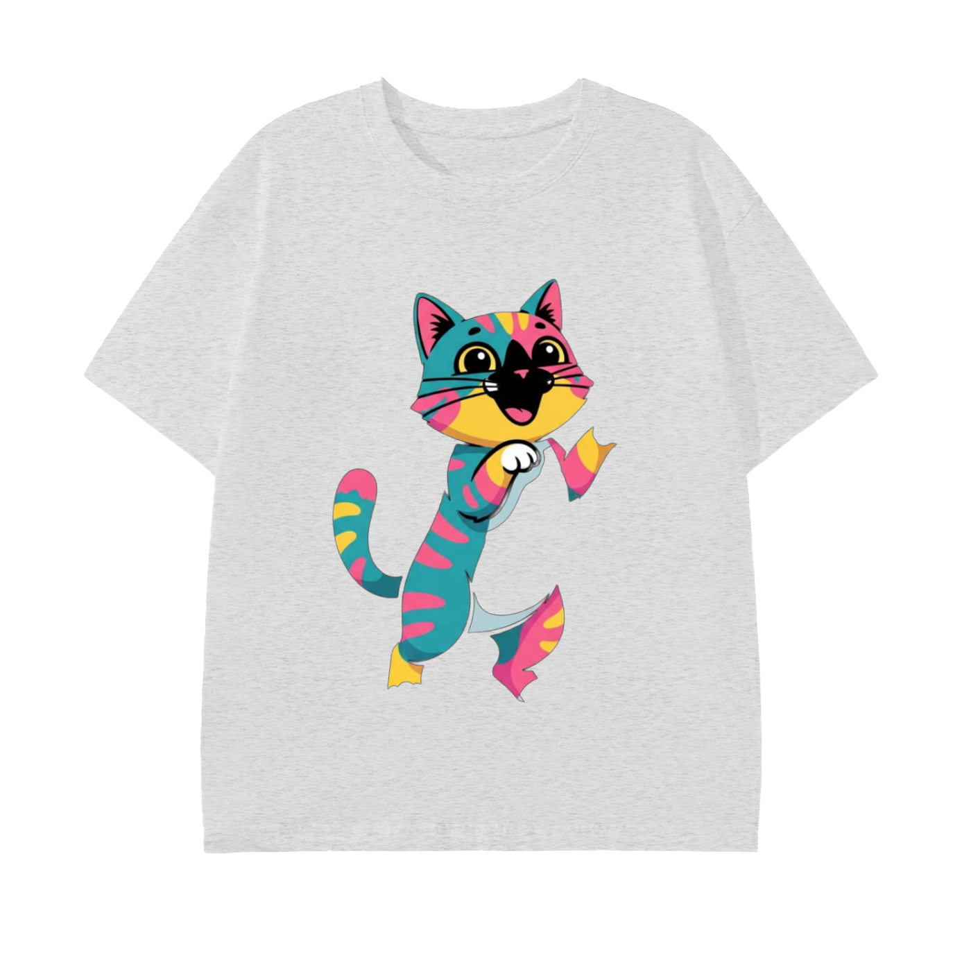 Glimo Playful Standing Cat Tee