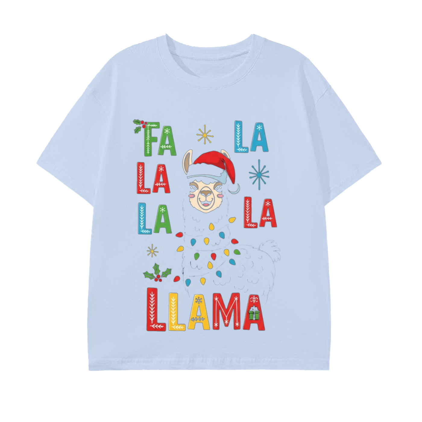 Glimo “Fa La La La Llama” Holiday Tee