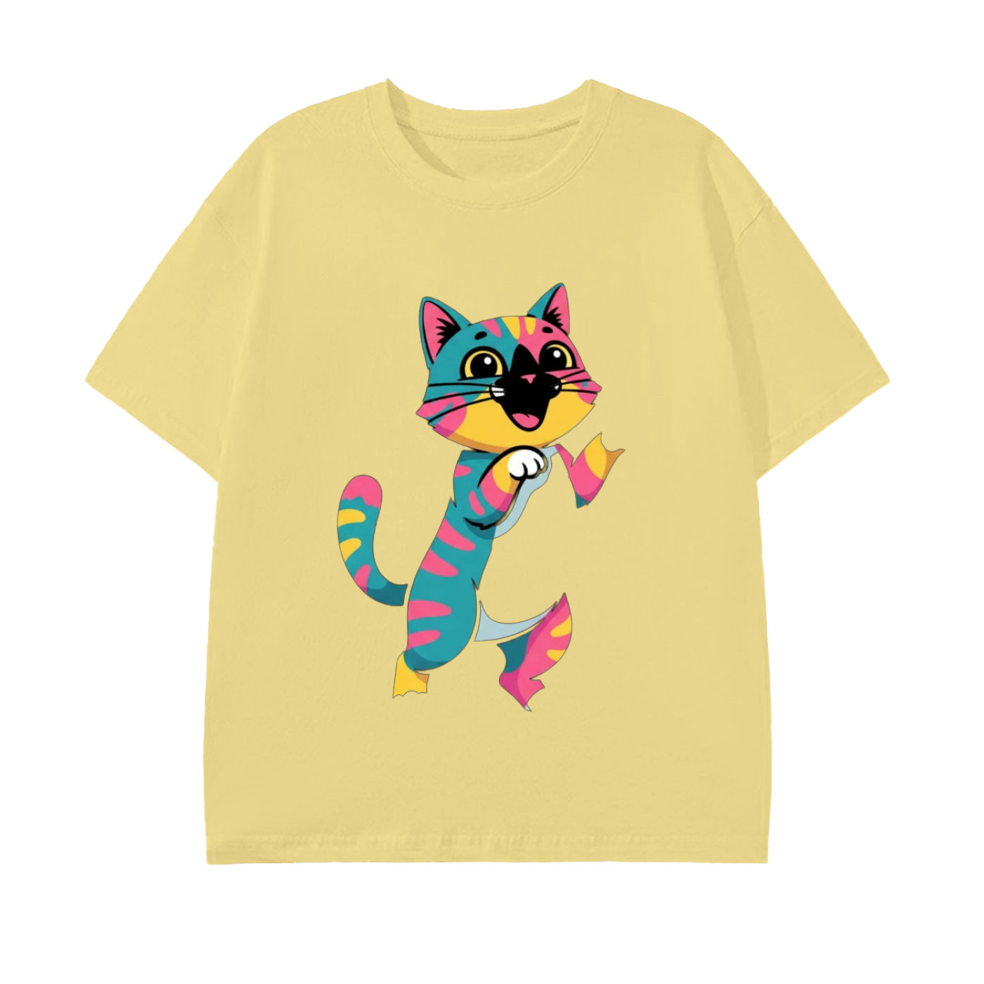 Glimo Playful Standing Cat Tee