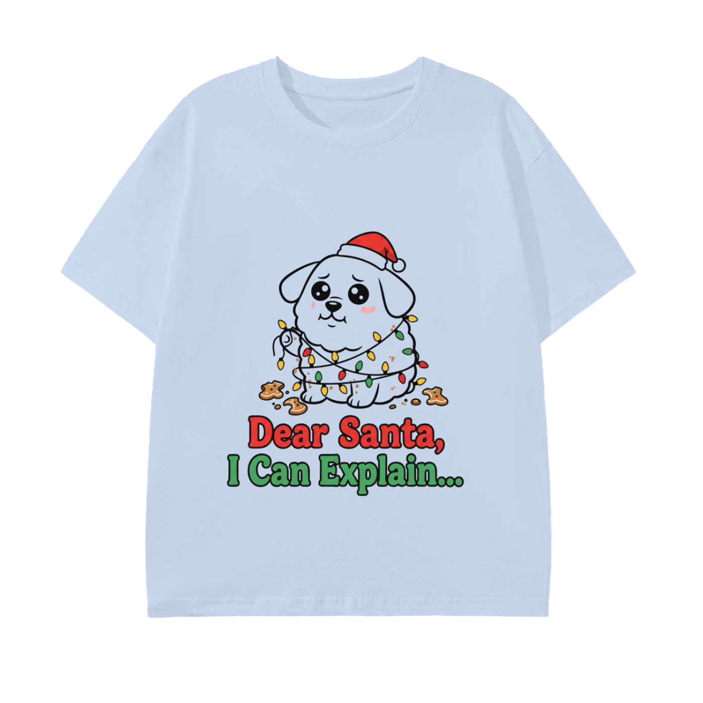 “Dear Santa I Can Explain” Adult Tee