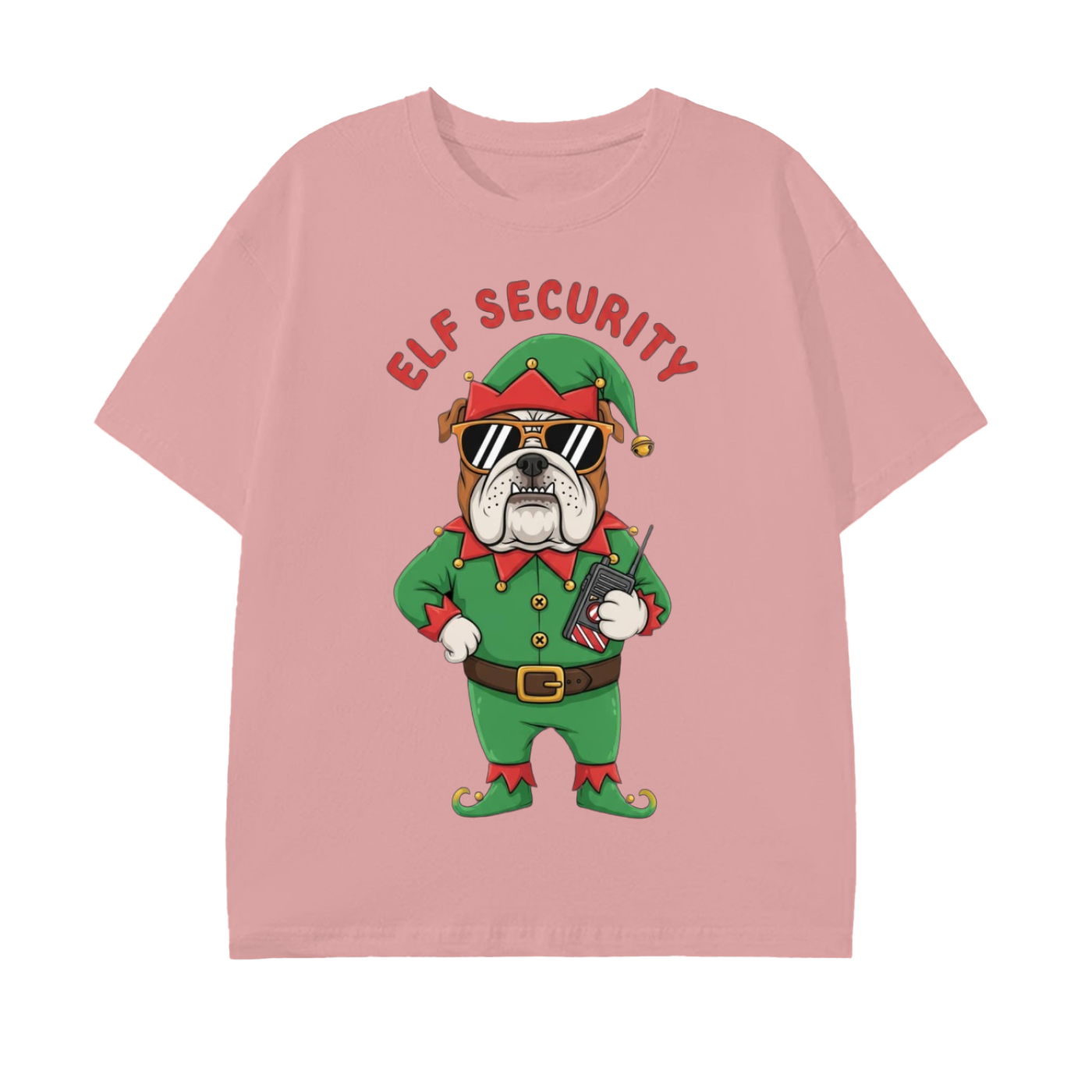 Glimo “Elf Security Bulldog” Xmas Tee