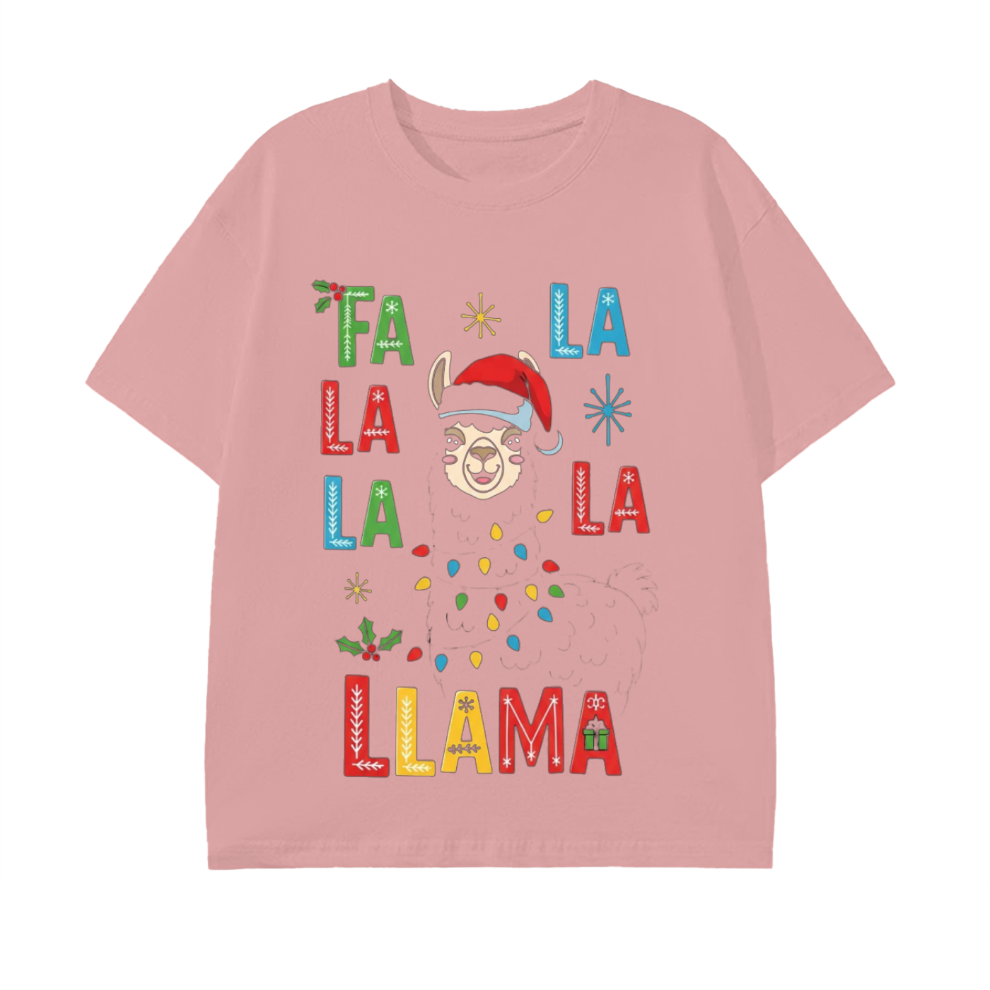 Glimo “Fa La La La Llama” Holiday Tee