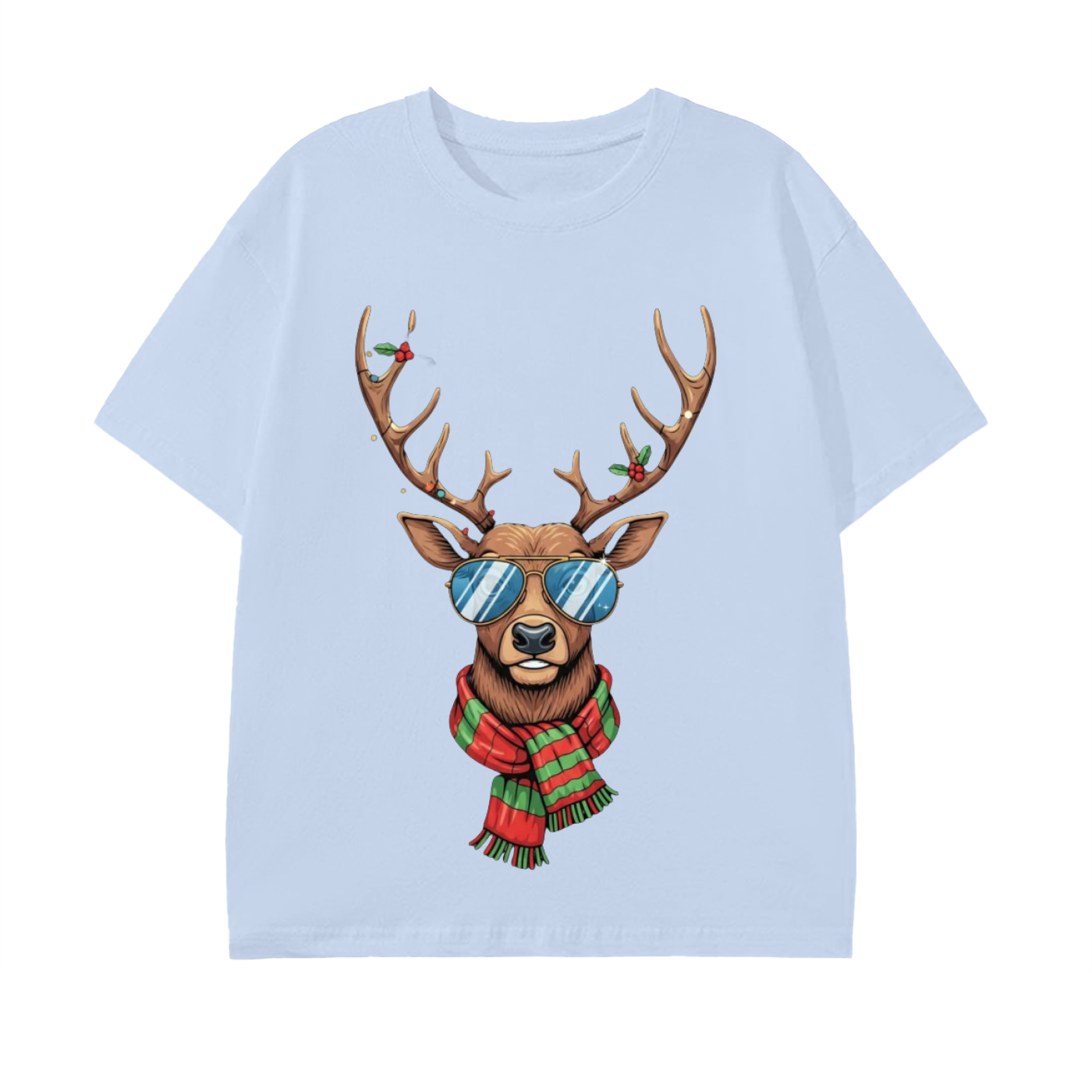 Glimo “Sleigh All Day” Reindeer Tee