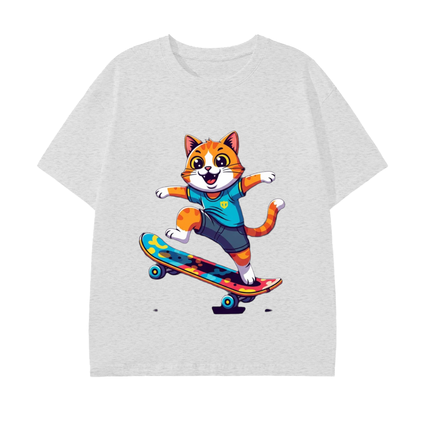 Glimo Skateboarding Cat Tee