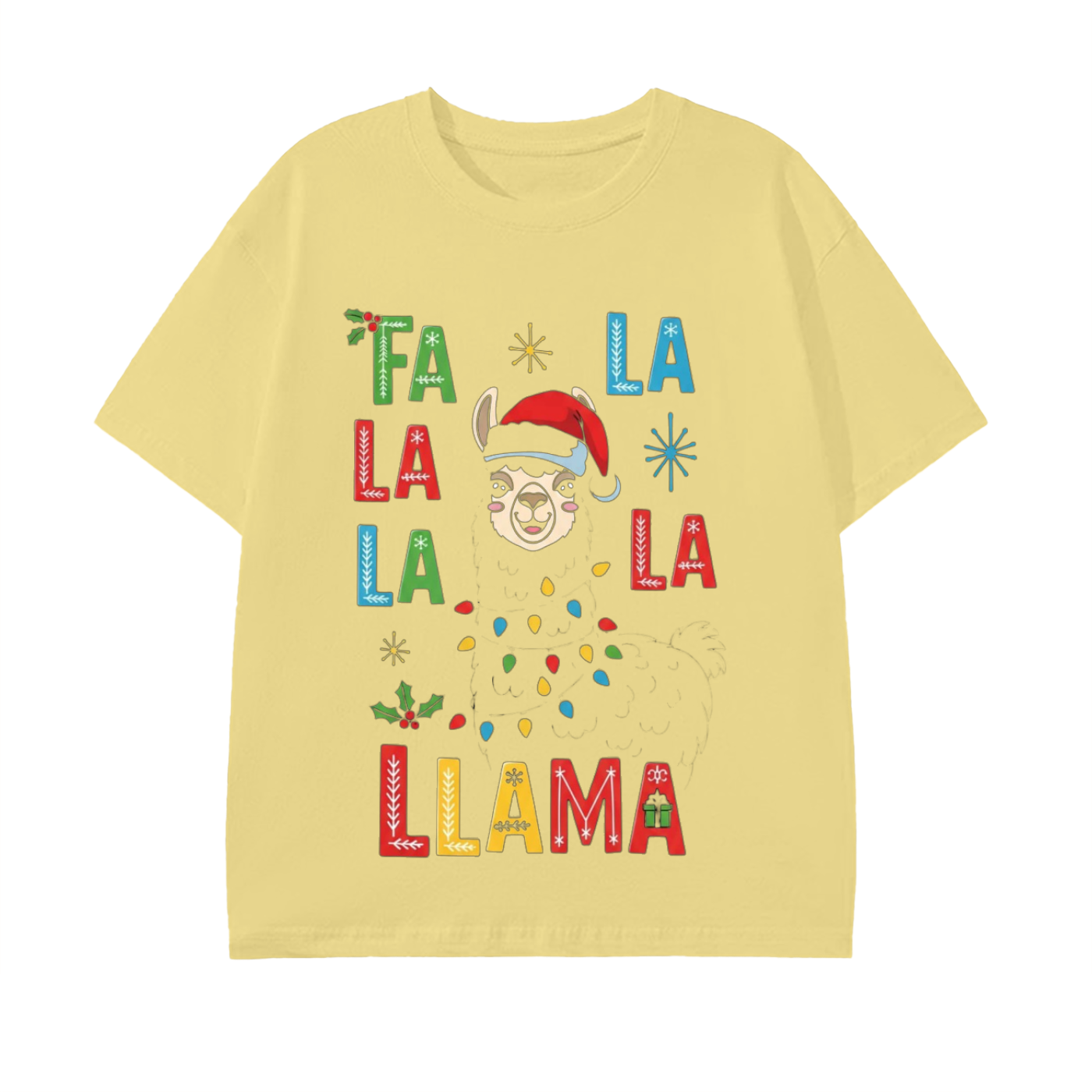 Glimo “Fa La La La Llama” Holiday Tee