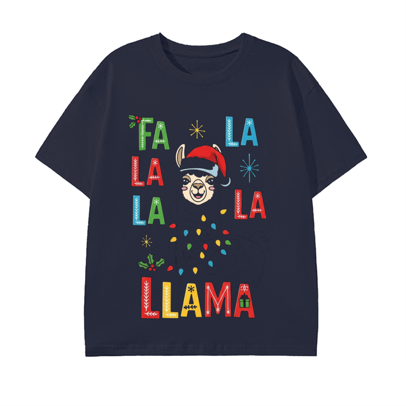 Glimo “Fa La La La Llama” Holiday Tee