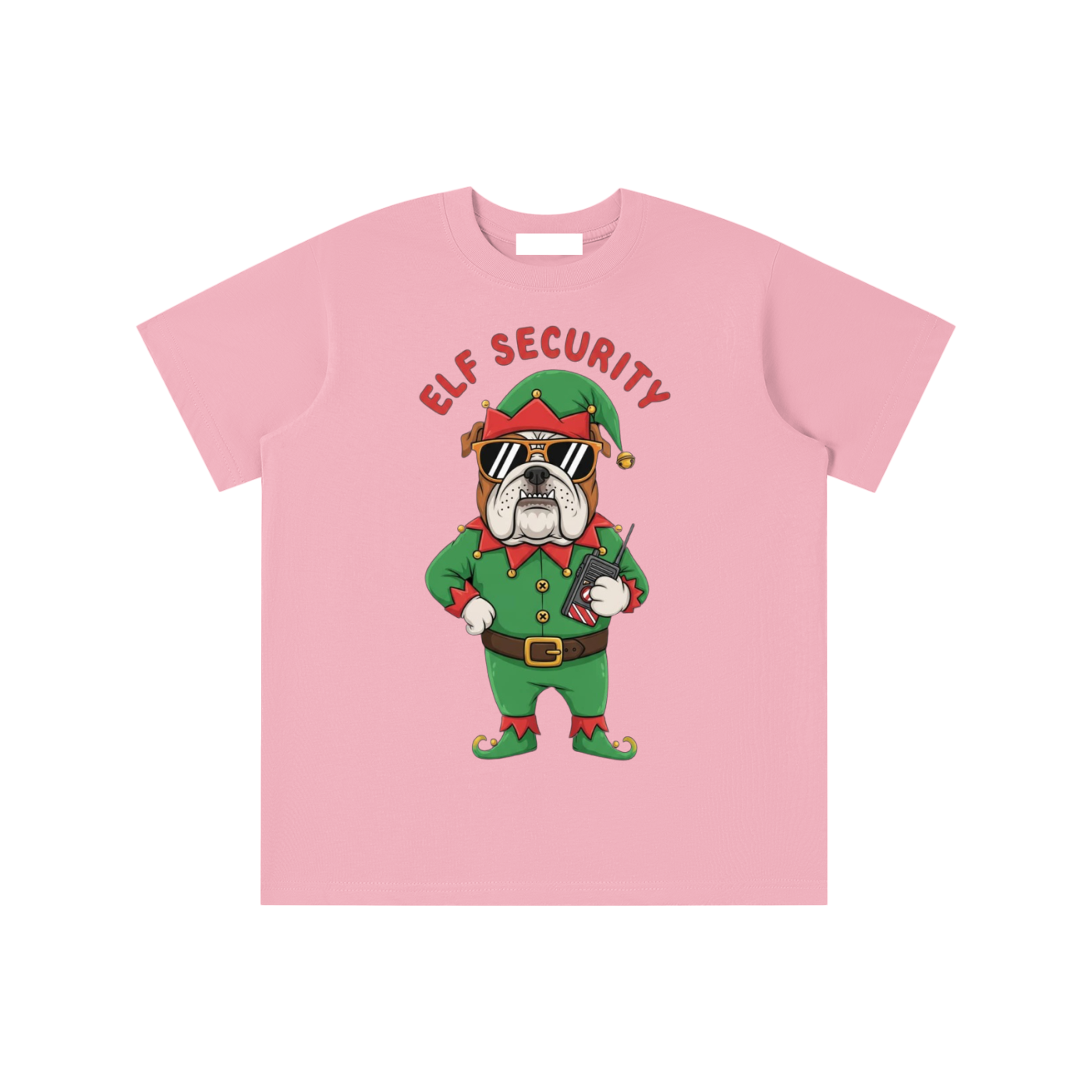 Glimo Kids “Elf Security Bulldog” Tee
