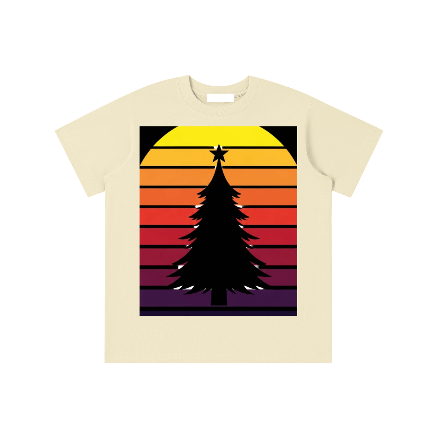 Glimo Kids Retro Christmas Tree Tee