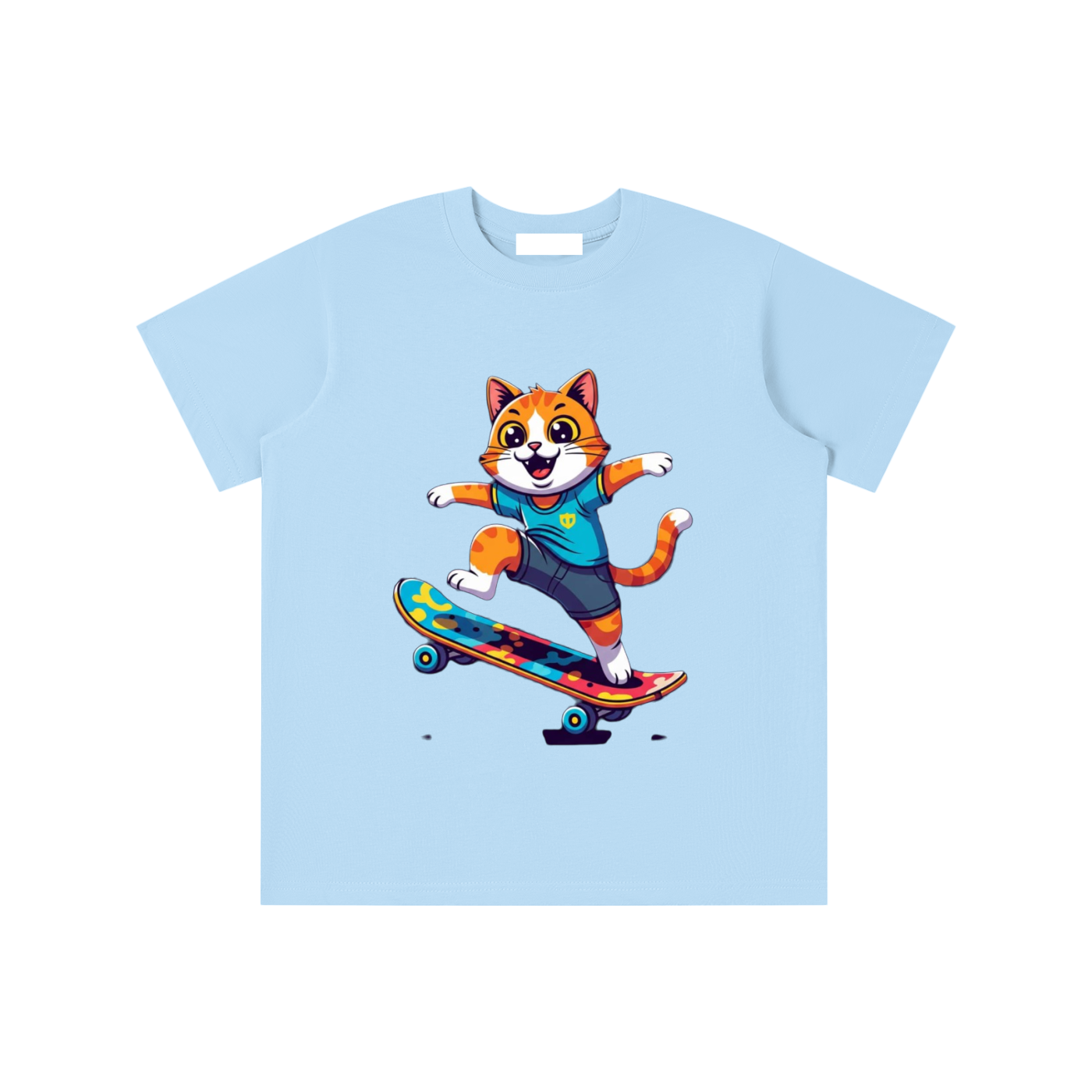 Glimo Kids Skater Cat Tee