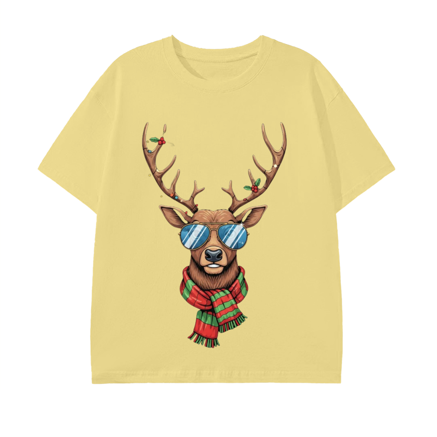 Glimo “Sleigh All Day” Reindeer Tee