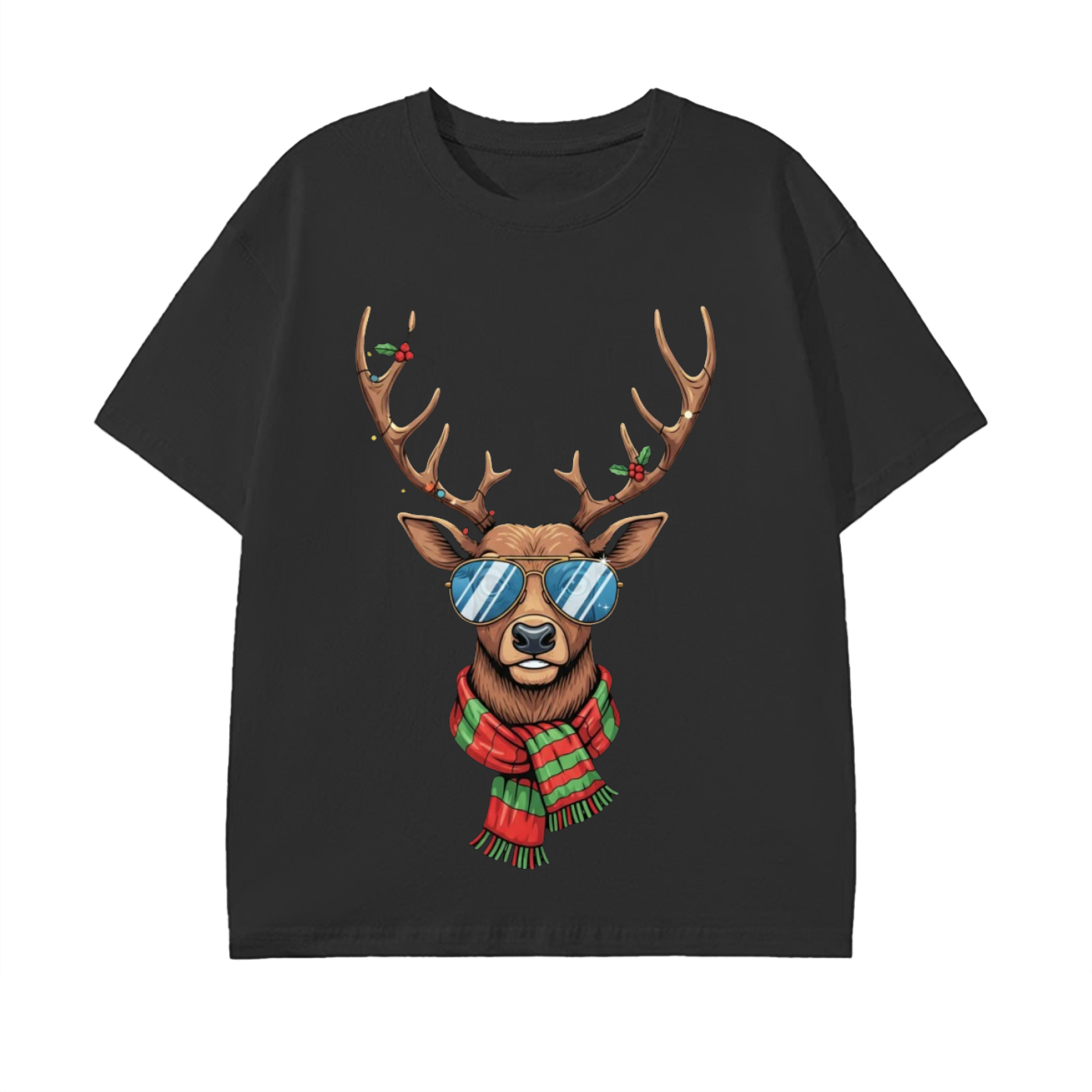 Glimo “Sleigh All Day” Reindeer Tee